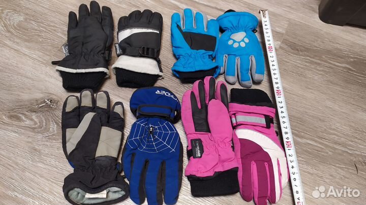 Краги,варежки,шарфы для всех от 1 до 7 лет