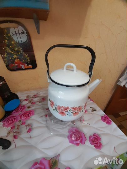 Чайник эмалированный 4л