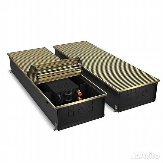 Внутрипольный конвектор с естественной конвекцией