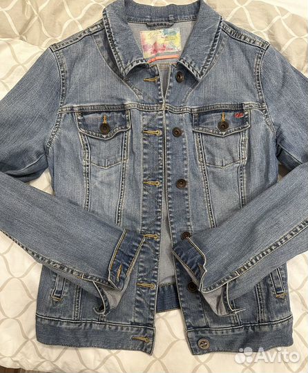 Джинсовая куртка женская 46