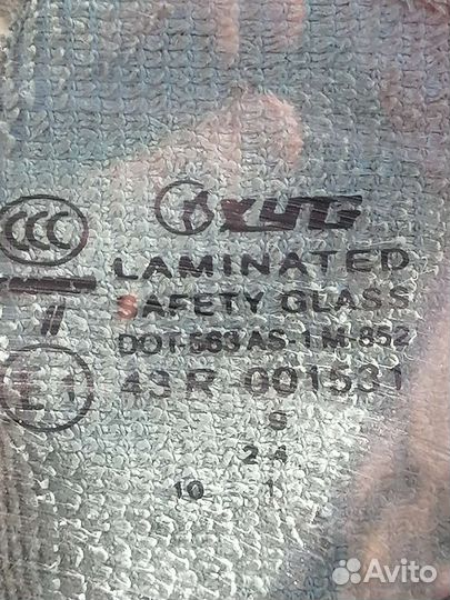 Стекло водительское Ниссан Альмера н15