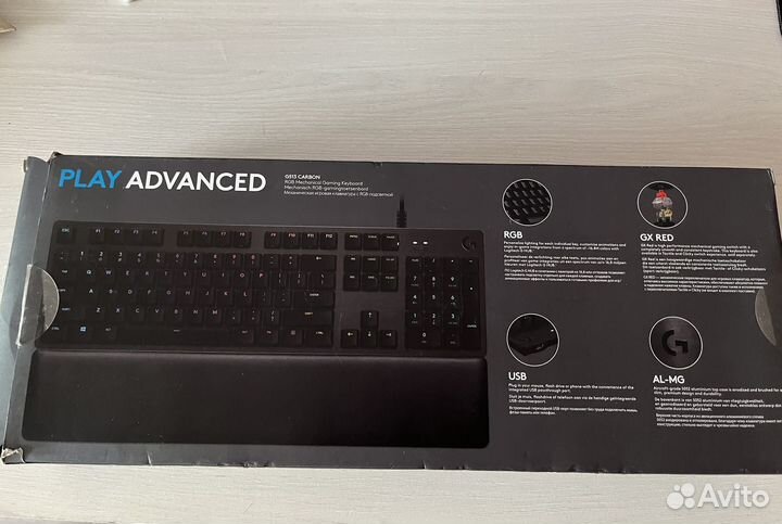 Клавиатура проводная Logitech G513 Carbon (GX RED)