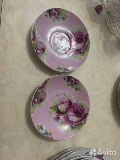 Чайные блюдца 2 шт