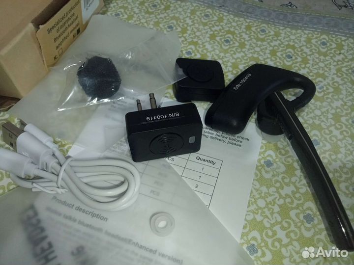 Bluetooth гарнитура для радиостанции hytera HYT