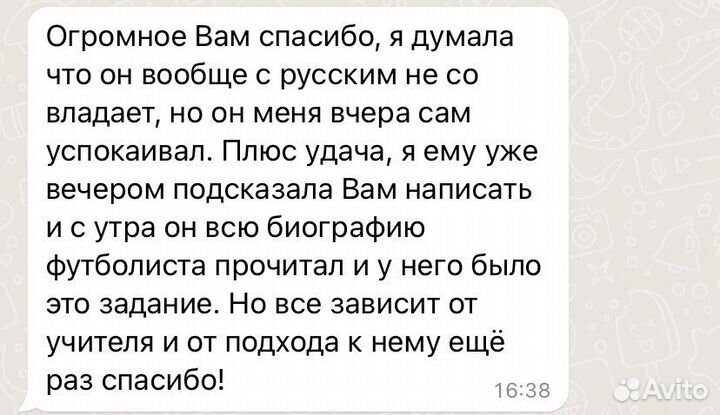 Репетитор по русскому языку и литературе