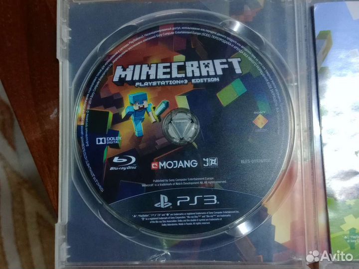 Диск на ps3 Майнкрафт