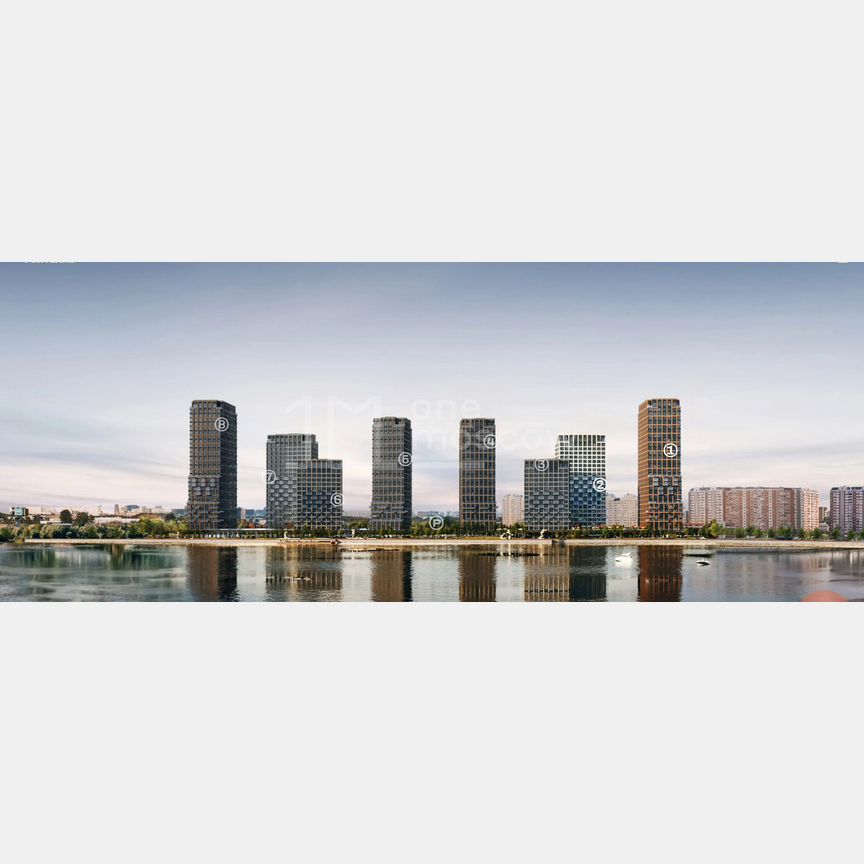 2-к. квартира, 70,5 м², 6/22 эт.