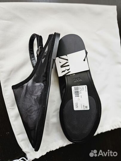 Туфли мюли zara