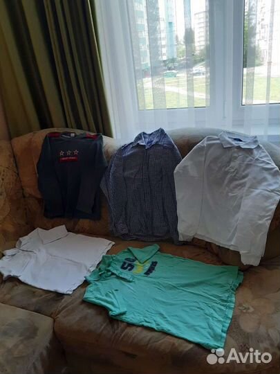 Толстовки, ветровка, поло, штаны, шорты на 134-140