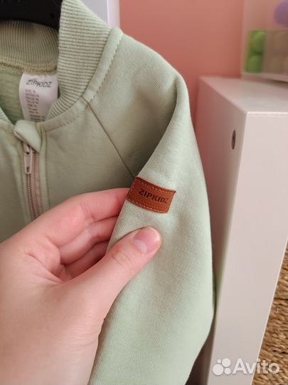 Комбинезон из футера Zipkids 80