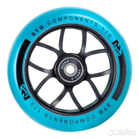 Колесо STG TW-12 для самоката, 110 мм, abec-9, чер