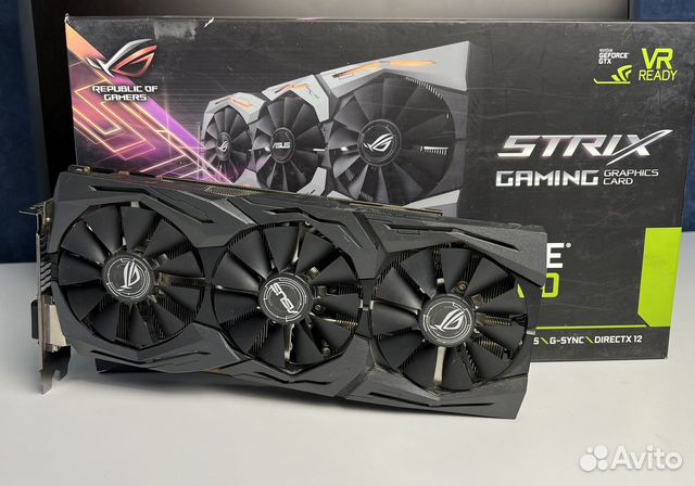 Видеокарта GTX 1060 6GB asus strix купить в Перми | Электроника | Авито