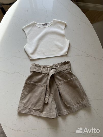 Джинсовые шорты карго 12 storeez