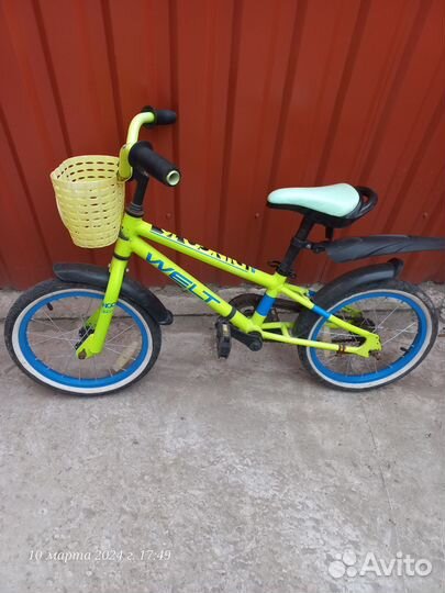 Детский велосипед бу 14 колеса