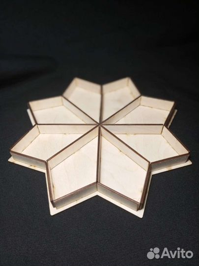 Менажница из дерева