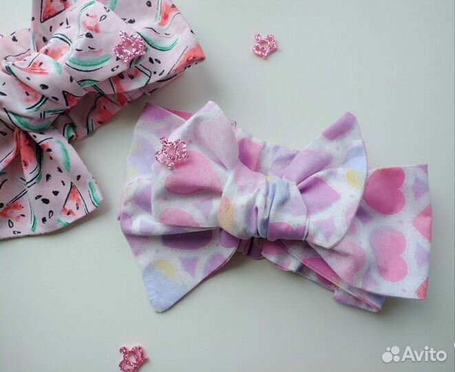 Афро бант (повязка на голову)