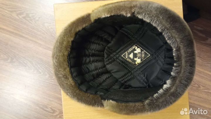 Меховая мужская кепка