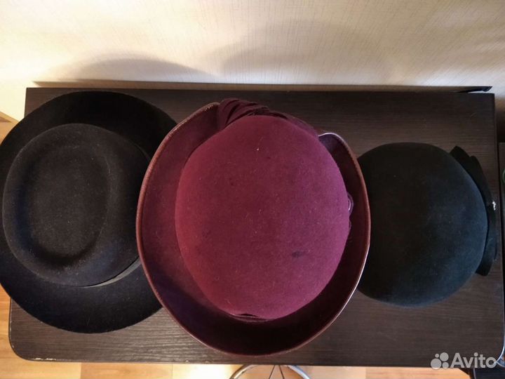 Шляпа от солнца и фетровые шляпки