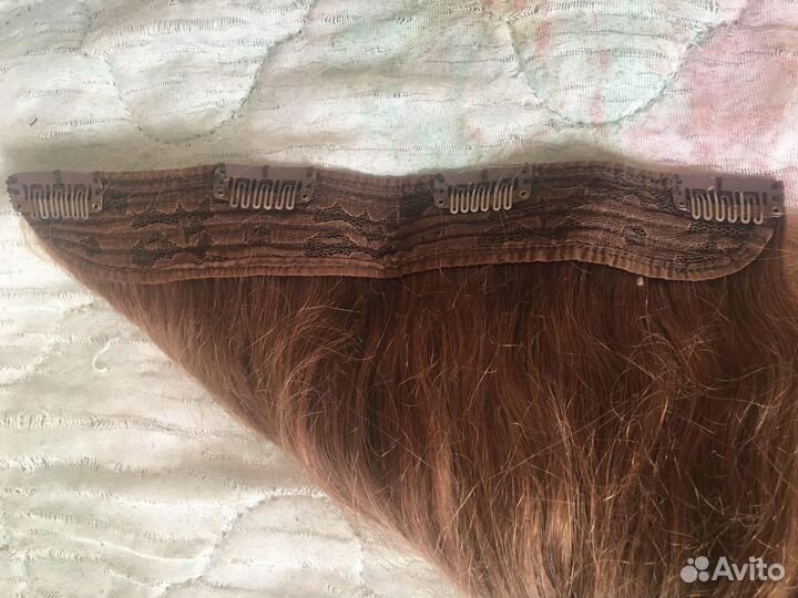 Волосы натуральные на трессе