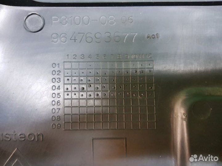 Пластик салона левый Citroen C3 FC KFV 2002-2009