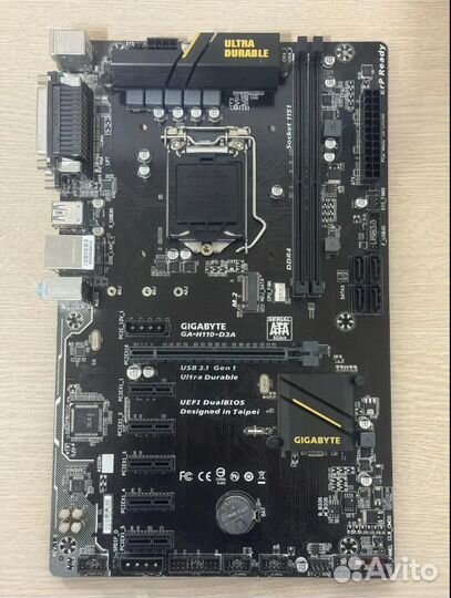 Материнская плата Gigabyte GA-H110-D3A s1151
