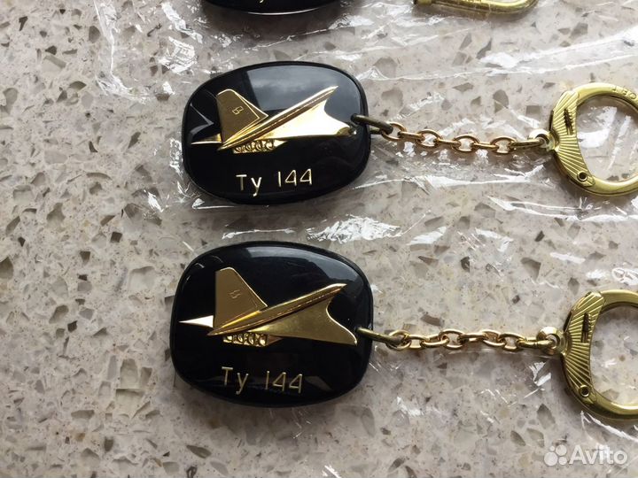 Брелоки Авиаэкспорт Авиация Т У 144 СССР Новые