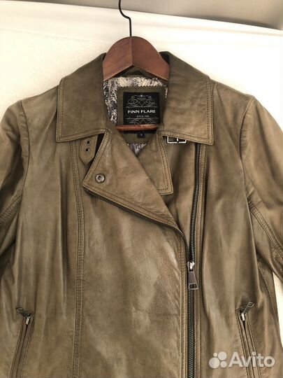 Кожаная куртка косуха размер S