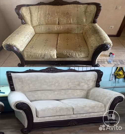 Перетяжка мебели