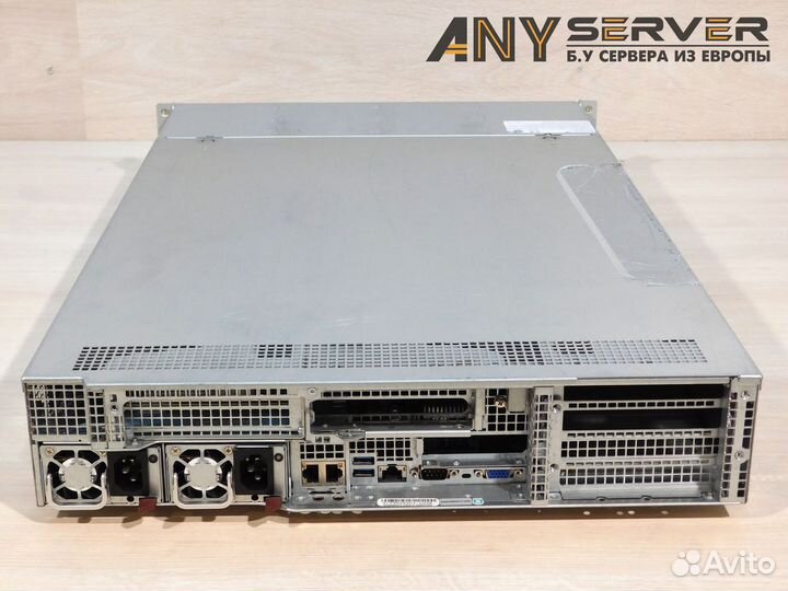 Сервер Supermicro 6028UX 2x E5-2667v4 128Gb 12LFF