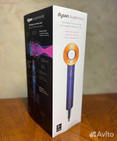 Фен Dyson Supersonic HD08 «1к1» в цвете Синий/Медь (Малайзия)