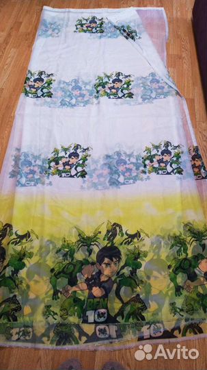 Тюль новая + шторы