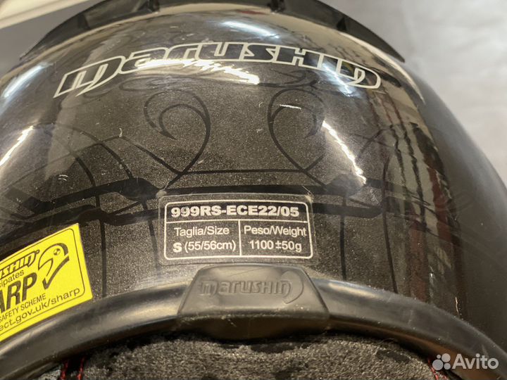 Шлем marushin 999rs размер s