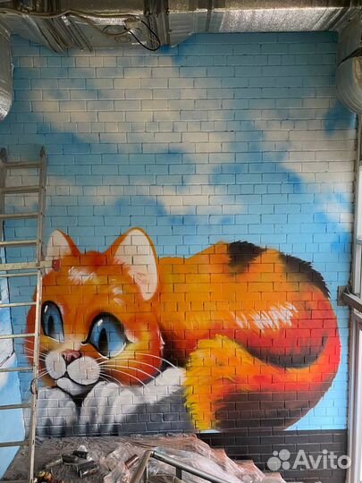 Роспись стен, услуги художника