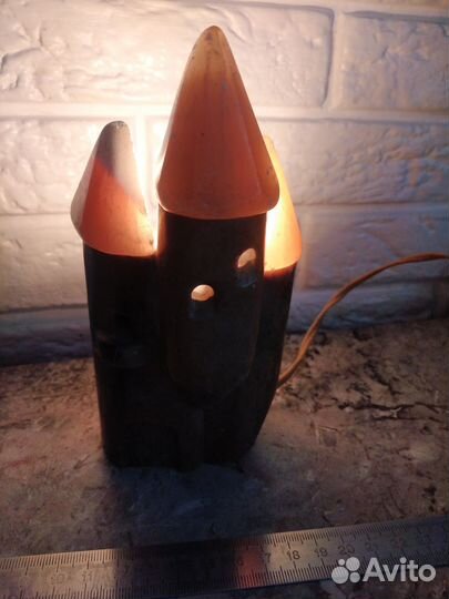 Ночник, светильник, бра. СССР Замок. Камень