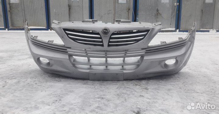 Бампер передний SsangYong Kyron до рестайл., 2006г