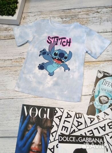 Футболка для девочки 104 110 116