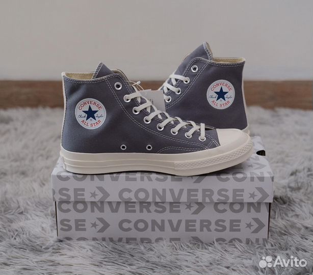 Comme des Garcons Play x Converse Grey