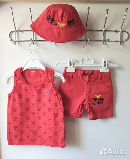 Летние футболки шорты джинсы мальчику 9-12м