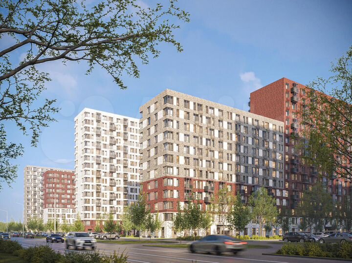 2-к. квартира, 59,8 м², 2/17 эт.