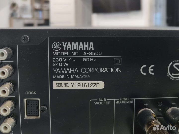 Акустика Yamaha колонки, сабвуфер, усилитель