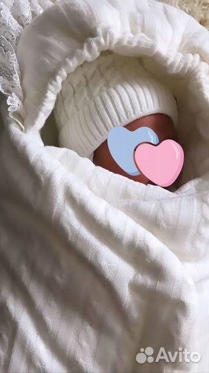 Конверт, комбинезон, шапочка, одеяло на выписку