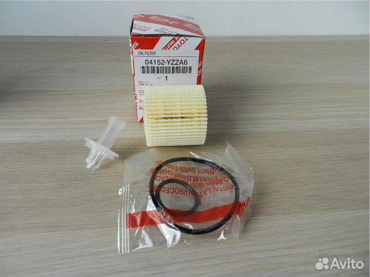 Оригинал Toyota 04152-yzza6 фильтр масляный