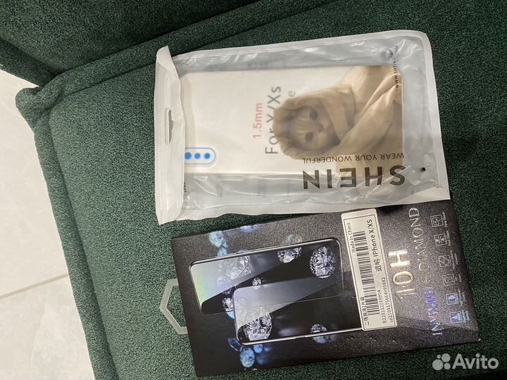 Чехрл и стекло на айфон XS