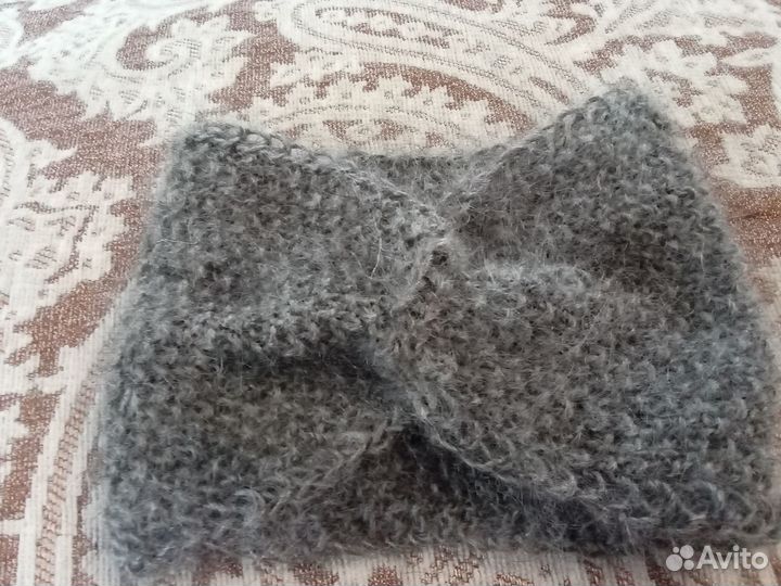 Повязка на голову пуховая