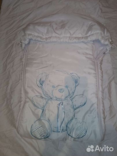 Конверт на выписку для мальчика зимний