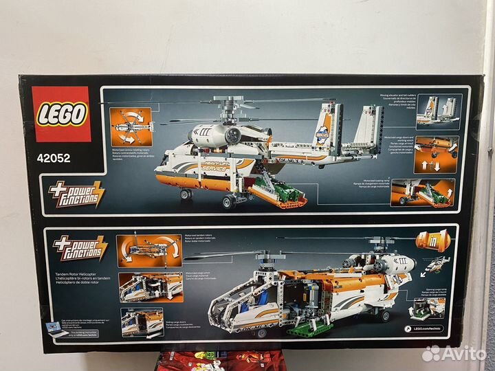 Новый Lego Technic 42052 Грузовой вертолет