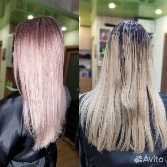 Окрашивание в один тон