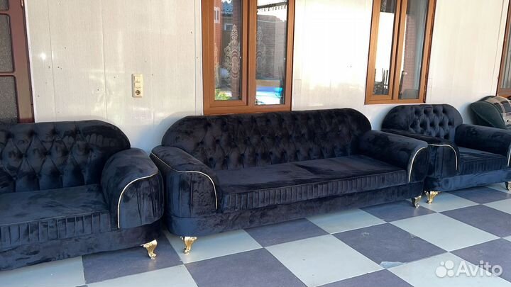Диван и 2 кресла