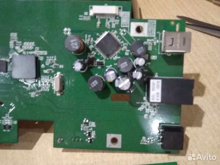 Плата от принтера hp и кнопки от принтера hp