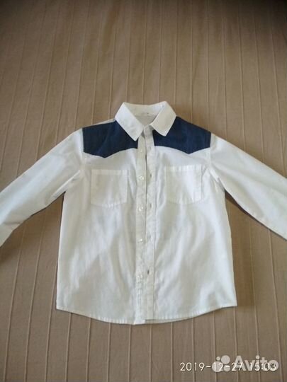 Рубашка белая